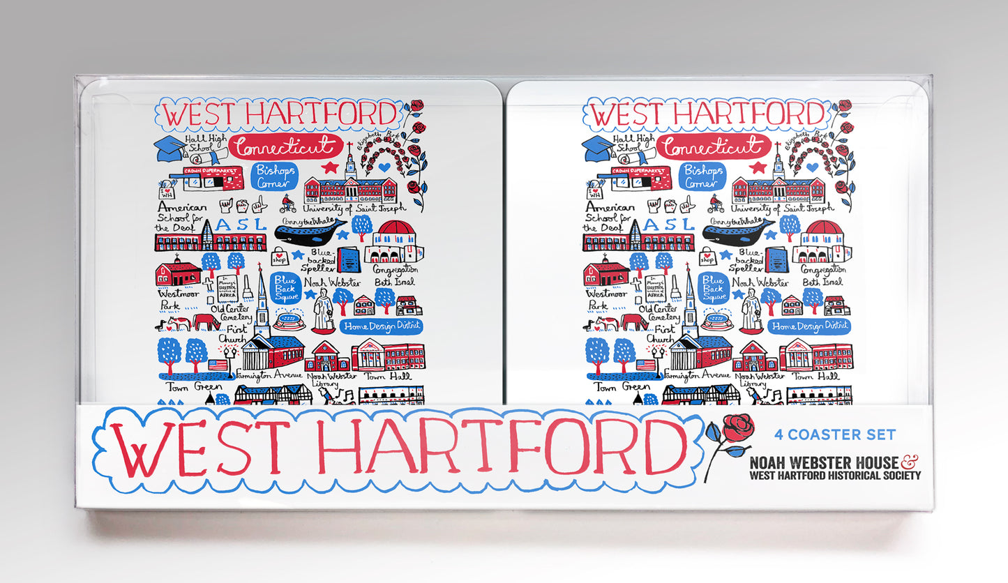 Coasters: West Hartford by Julia Gash