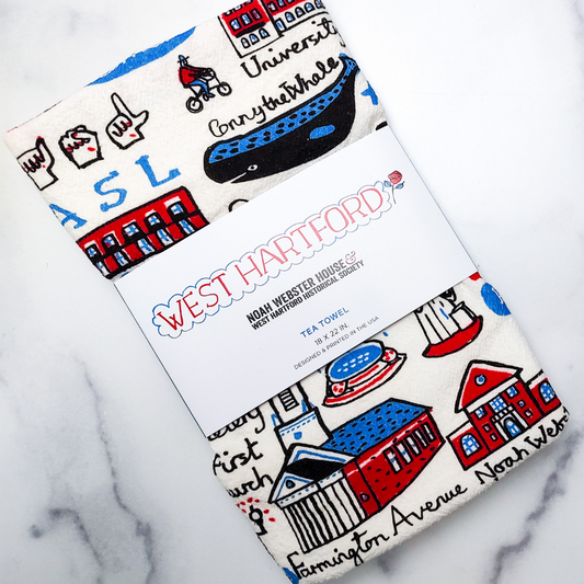 Tea Towel: West Hartford by Julia Gash