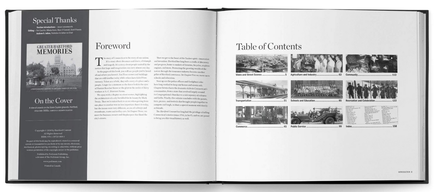 Greater Hartford Memories: A Photographic History of the 1800s through the 1930s