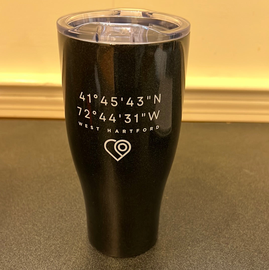 West Hartford coordinates tumbler