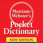 Merriam Webster Pocket Dictionary