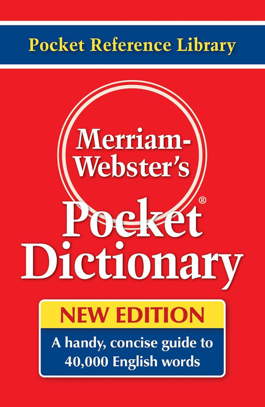 Merriam Webster Pocket Dictionary