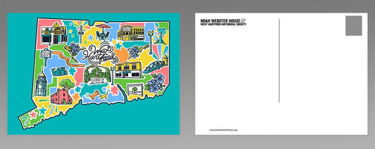 W.H. Icons postcard