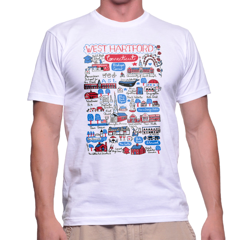 T-Shirt: West Hartford by Julia Gash